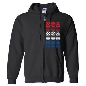 USA Graphic Tee Premium Full Zip Hoodie