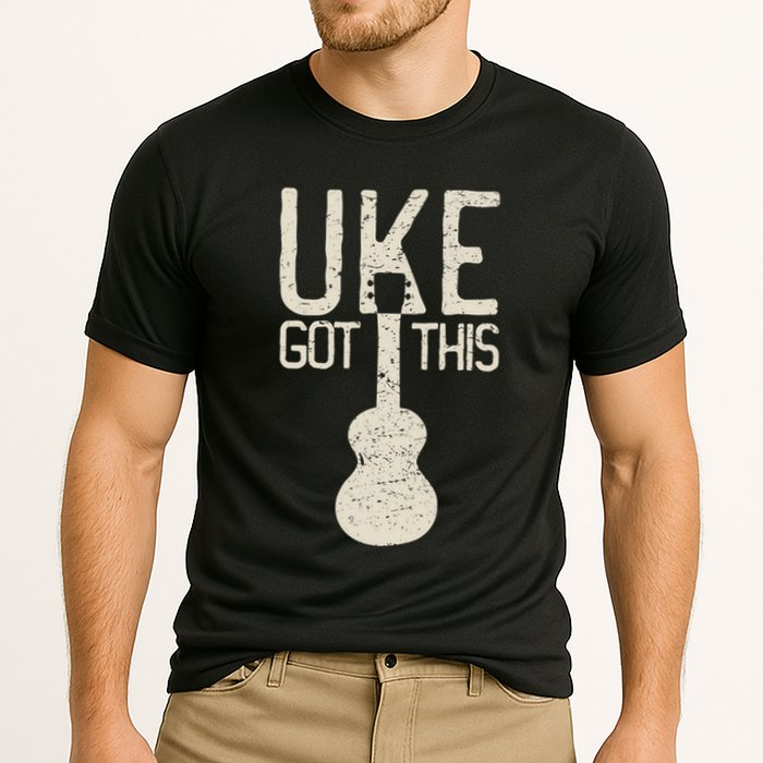 Uke Got This Funny Pun Ukulele Club Cooling Performance Crew T-Shirt