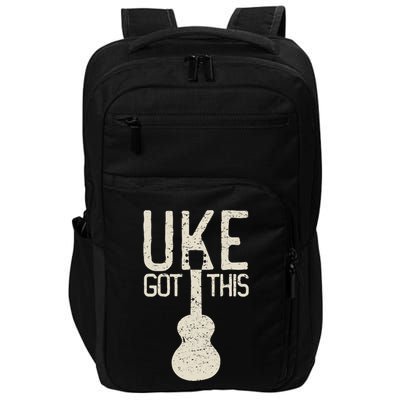 Uke Got This Funny Pun Ukulele Club Impact Tech Backpack