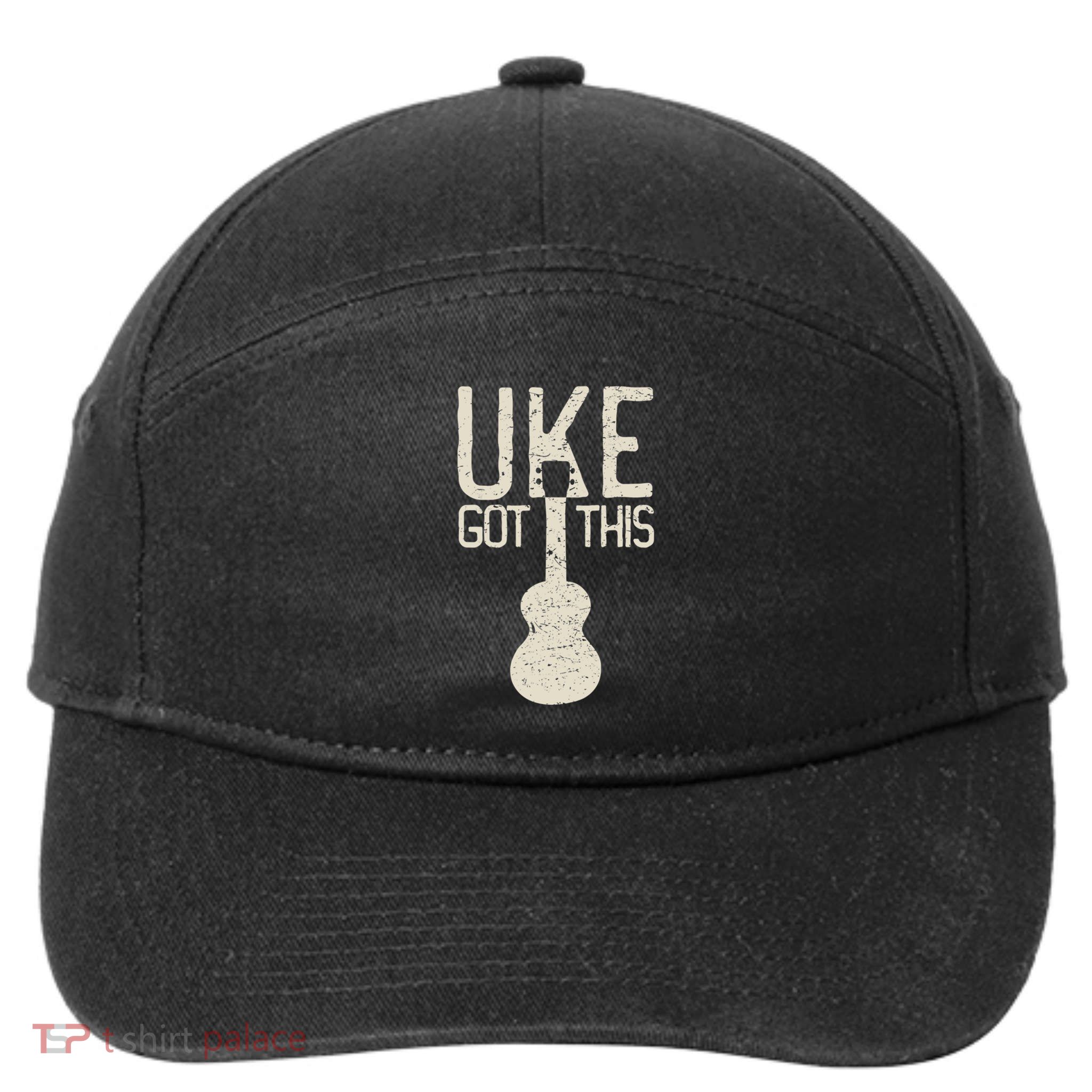 Uke Got This Funny Pun Ukulele Club 7-Panel Snapback Hat