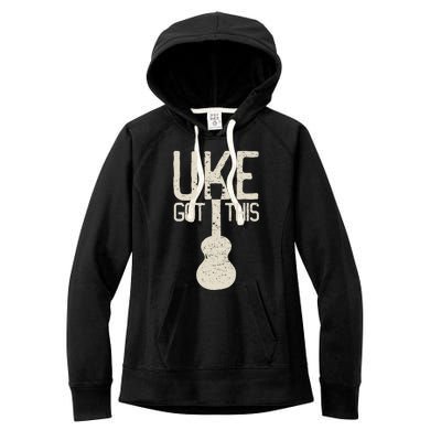 Uke Got This Funny Pun Ukulele Club Women's Fleece Hoodie