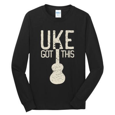 Uke Got This Funny Pun Ukulele Club Tall Long Sleeve T-Shirt