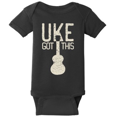 Uke Got This Funny Pun Ukulele Club Baby Bodysuit
