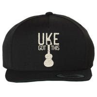 Uke Got This Funny Pun Ukulele Club Wool Snapback Cap