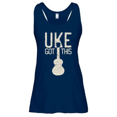 Uke Got This Funny Pun Ukulele Club Ladies Essential Flowy Tank