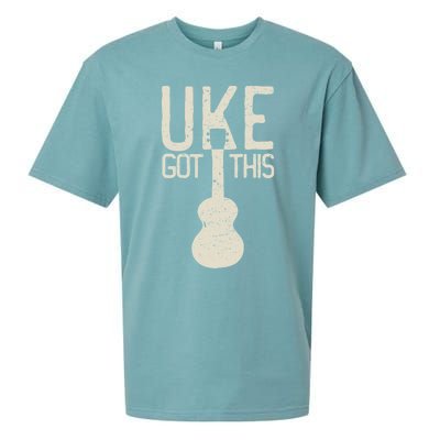 Uke Got This Funny Pun Ukulele Club Sueded Cloud Jersey T-Shirt