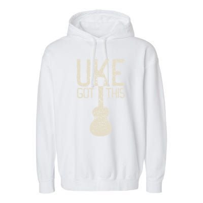 Uke Got This Funny Pun Ukulele Club Garment-Dyed Fleece Hoodie