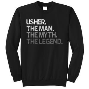 U.S.H.E.R Gift The Man Myth Legend Sweatshirt