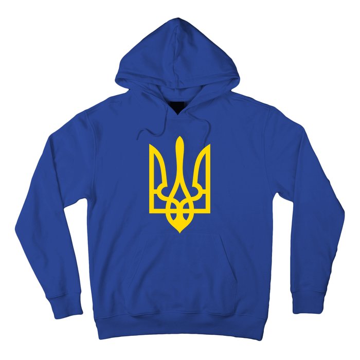 Ukraine Golden Trident Stand With Ukraine Pride Hoodie