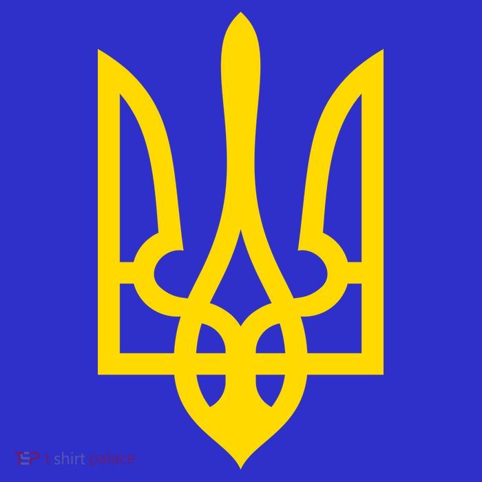 Ukraine Golden Trident Stand With Ukraine Pride Tall T-Shirt