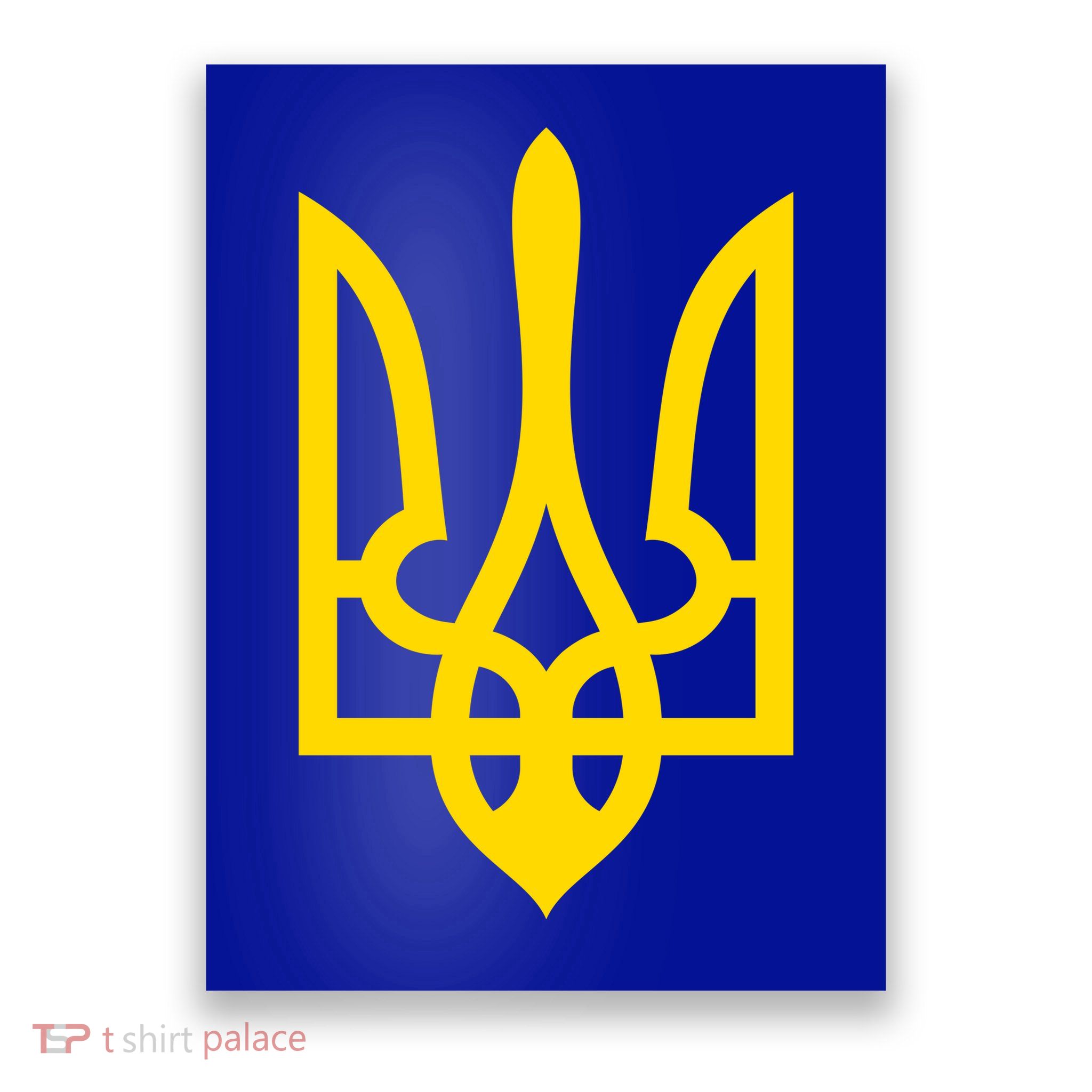 Ukraine Golden Trident Stand With Ukraine Pride Poster