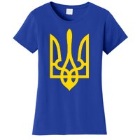 Ukraine Golden Trident Stand With Ukraine Pride Women's T-Shirt