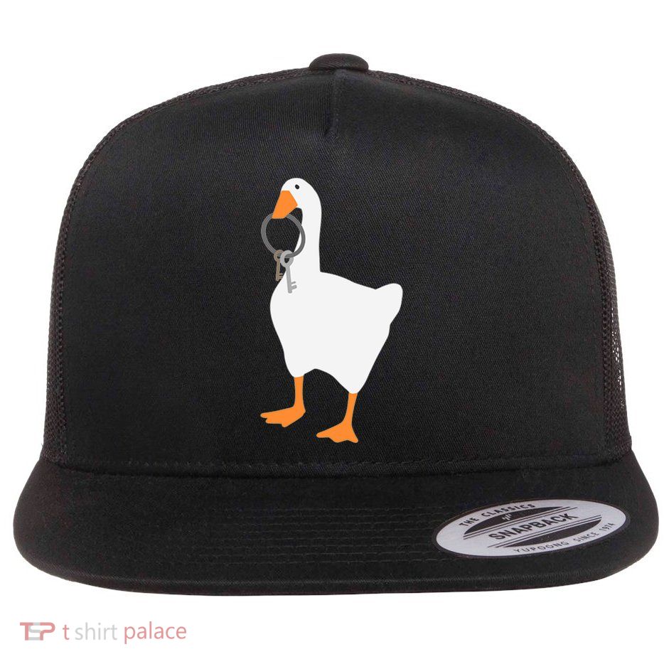 Untitled Goose Flat Bill Trucker Hat