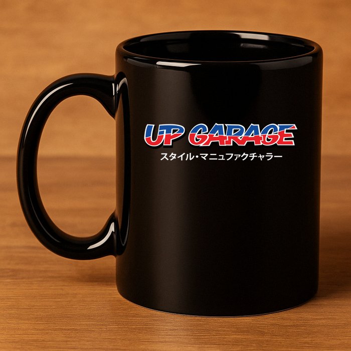Up Garage 11oz C Handle Ceramic Mug