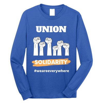 Union Gift Union Solidarity Union Worker Gift Long Sleeve Shirt