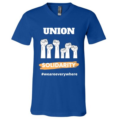 Union Gift Union Solidarity Union Worker Gift V-Neck T-Shirt