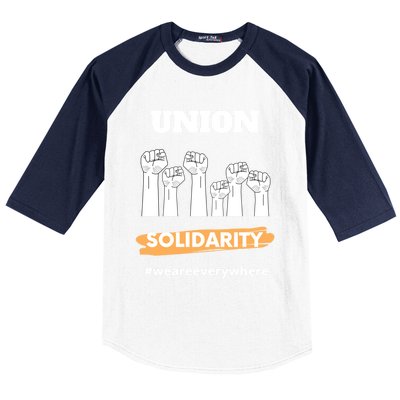 Union Gift Union Solidarity Union Worker Gift Baseball Sleeve Shirt