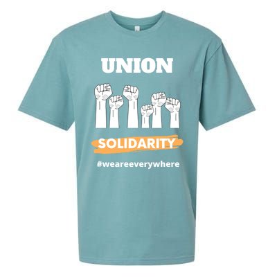 Union Gift Union Solidarity Union Worker Gift Sueded Cloud Jersey T-Shirt