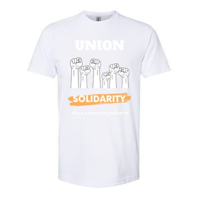 Union Gift Union Solidarity Union Worker Gift Softstyle CVC T-Shirt