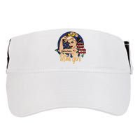 Utah Girl Utah Proud State Flag For Woman Adult Drive Performance Visor