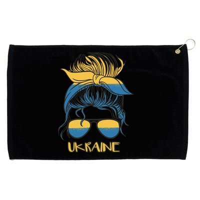 Ukraine Girl Grommeted Golf Towel