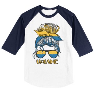 Ukraine Girl Baseball Sleeve Shirt