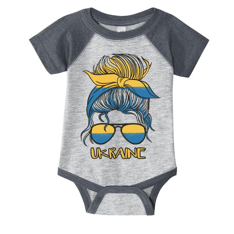 Ukraine Girl Infant Baby Jersey Bodysuit