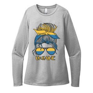 Ukraine Girl Womens CVC Long Sleeve Shirt