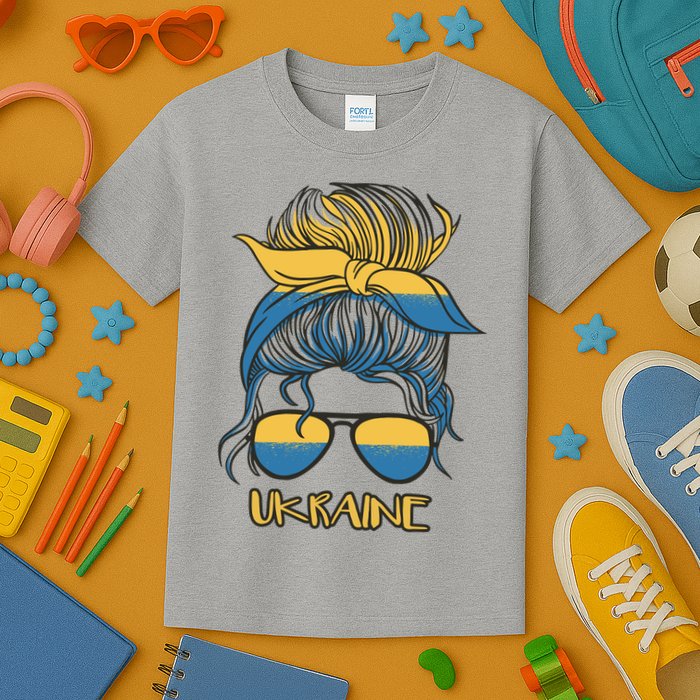 Ukraine Girl Kids T-Shirt