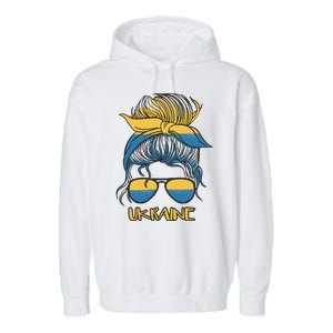 Ukraine Girl Garment-Dyed Fleece Hoodie