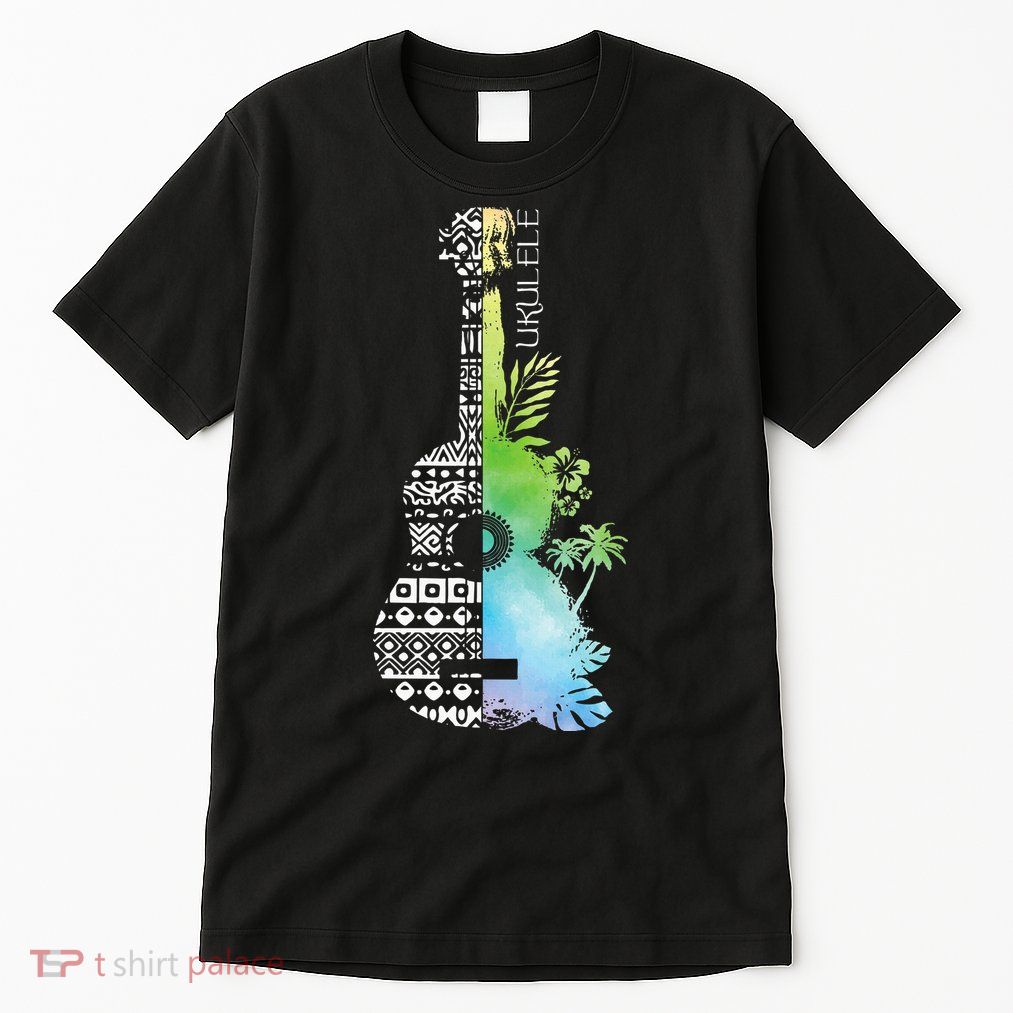 Ukulele Guitar Ukulelist Guitarist Musical Instrument Tall T-Shirt