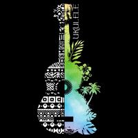 Ukulele Guitar Ukulelist Guitarist Musical Instrument Tall Hoodie