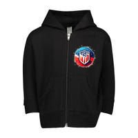 Usa Go United States Sport Usa Team Apparel Usa Toddler Zip Fleece Hoodie