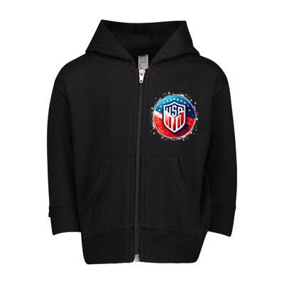 Usa Go United States Sport Usa Team Apparel Usa Toddler Zip Fleece Hoodie