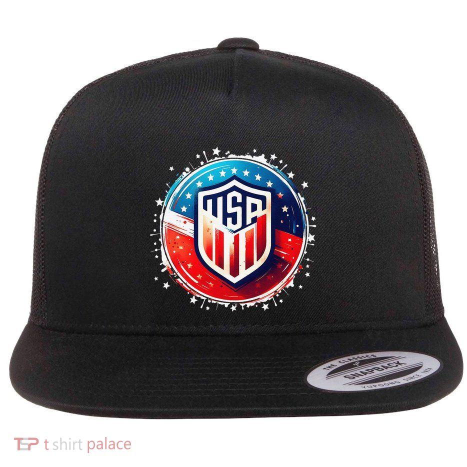 Usa Go United States Sport Usa Team Apparel Usa Flat Bill Trucker Hat