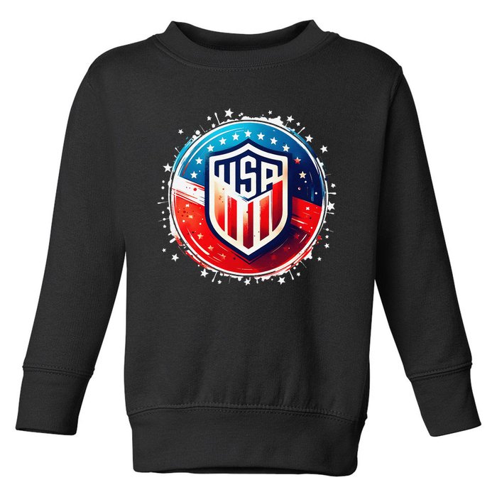 Usa Go United States Sport Usa Team Apparel Usa Toddler Sweatshirt