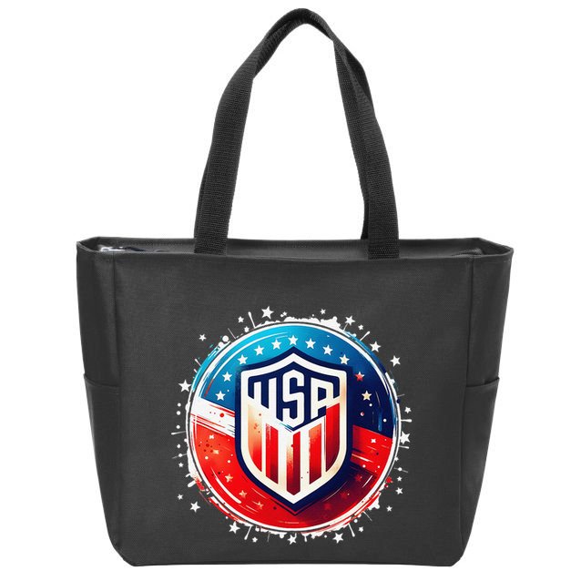Usa Go United States Sport Usa Team Apparel Usa Zip Tote Bag