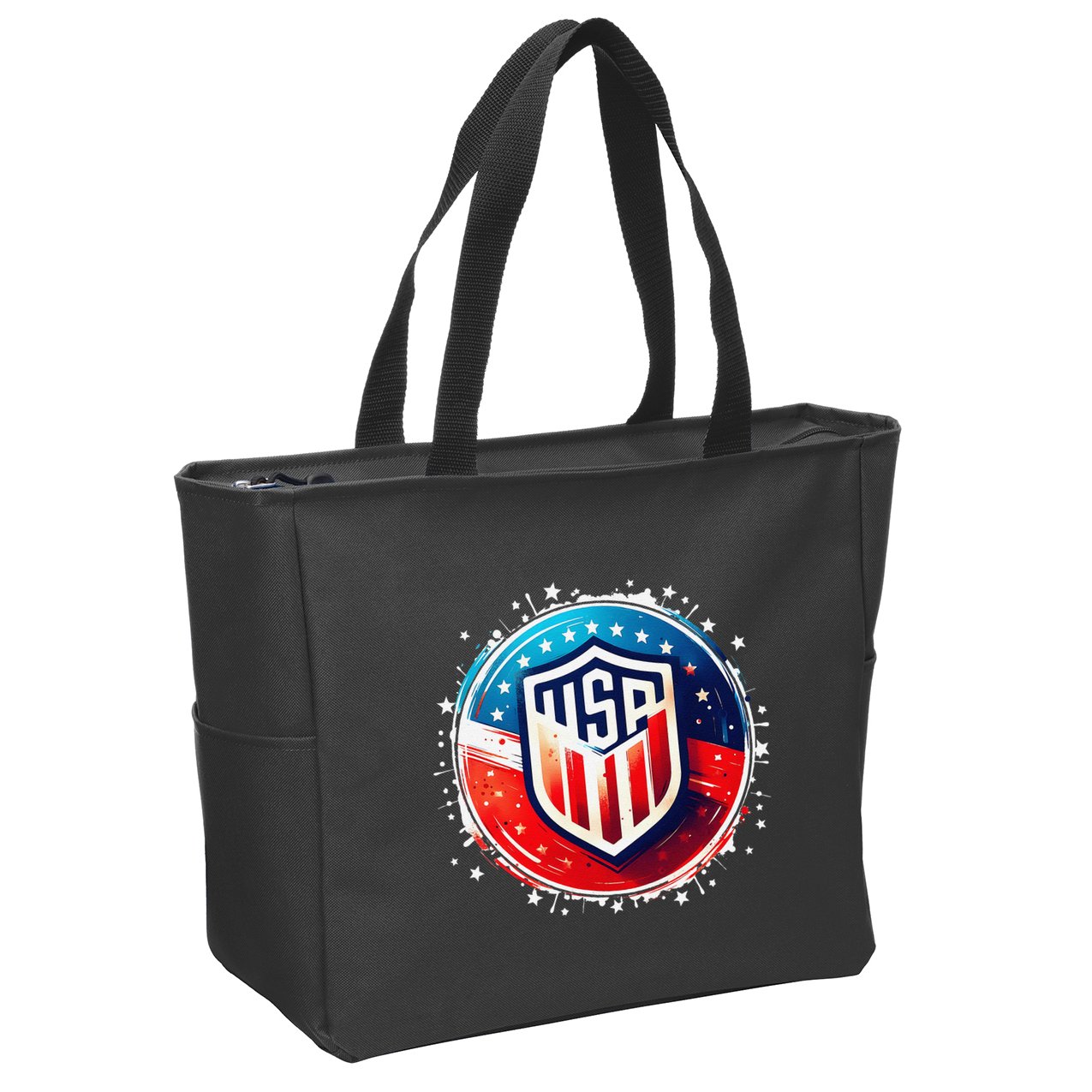 Usa Go United States Sport Usa Team Apparel Usa Zip Tote Bag