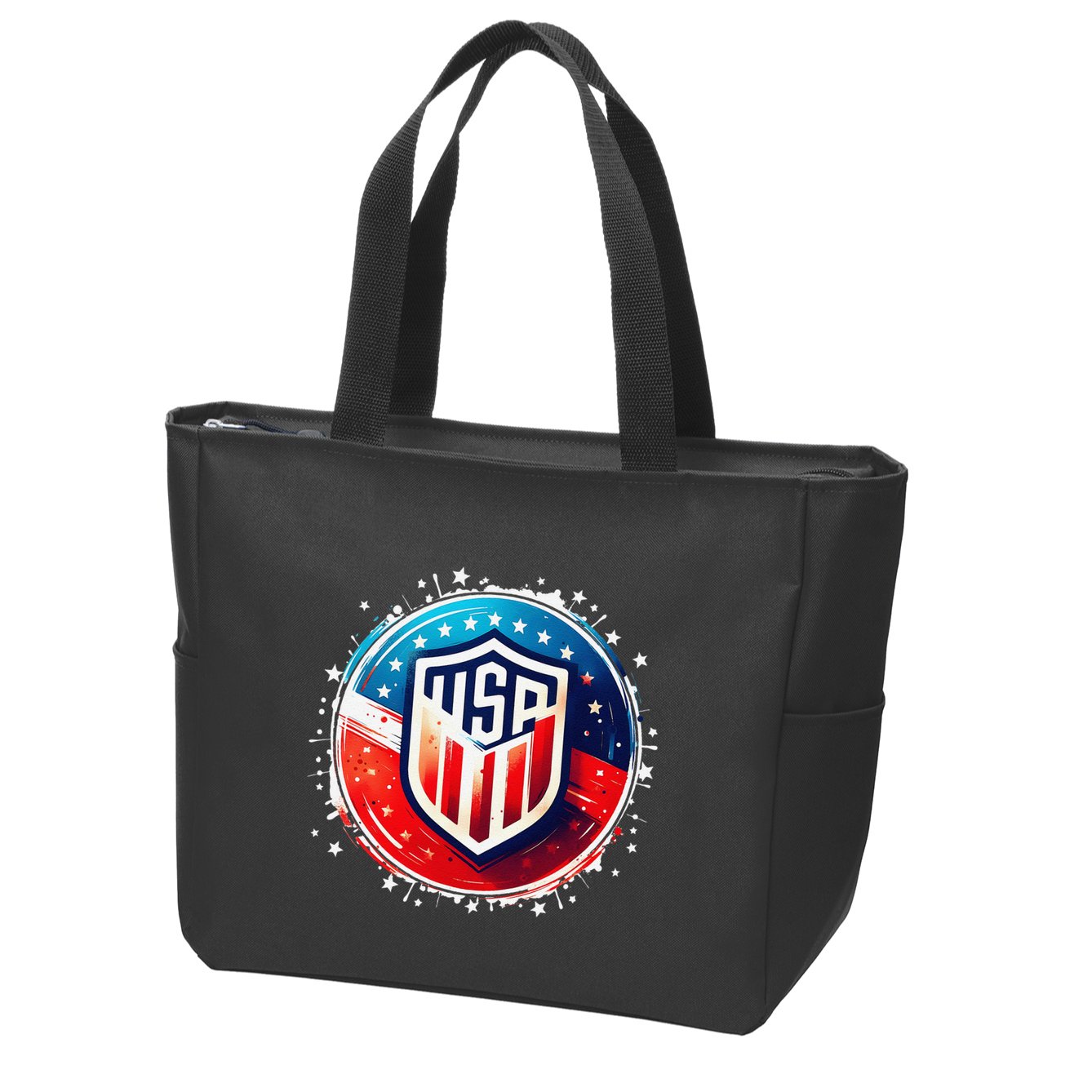 Usa Go United States Sport Usa Team Apparel Usa Zip Tote Bag