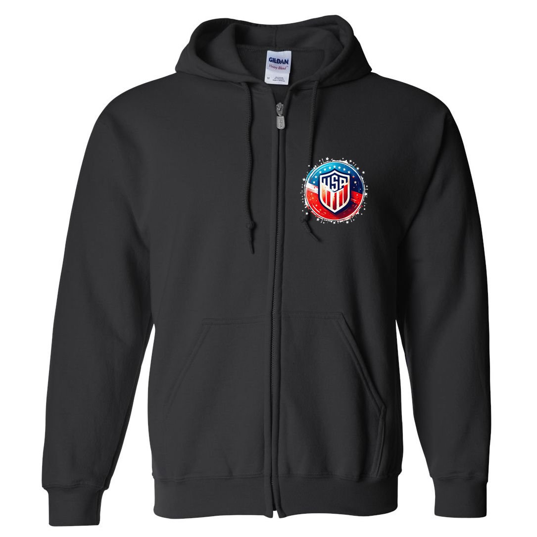 Usa Go United States Sport Usa Team Apparel Usa Full Zip Hoodie