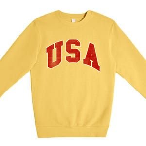 Usa Gift Premium Crewneck Sweatshirt