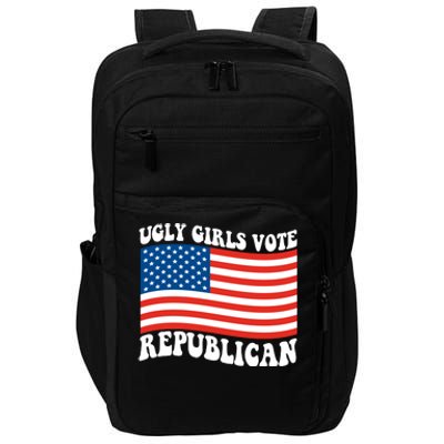 Ugly Girls Vote Republican Usa Flag Impact Tech Backpack