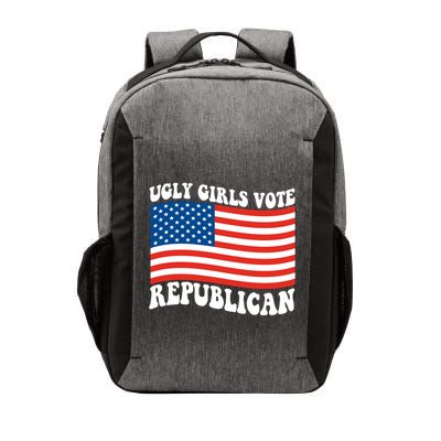 Ugly Girls Vote Republican Usa Flag Vector Backpack