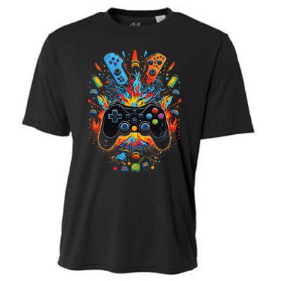 Ultimate Gaming Vibes Level Up Your Style Cooling Performance Crew T-Shirt