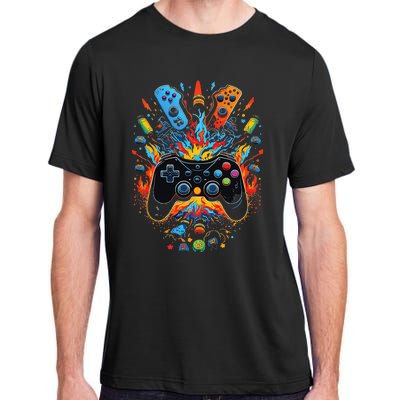 Ultimate Gaming Vibes Level Up Your Style Adult ChromaSoft Performance T-Shirt