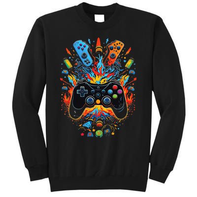 Ultimate Gaming Vibes Level Up Your Style Tall Sweatshirt