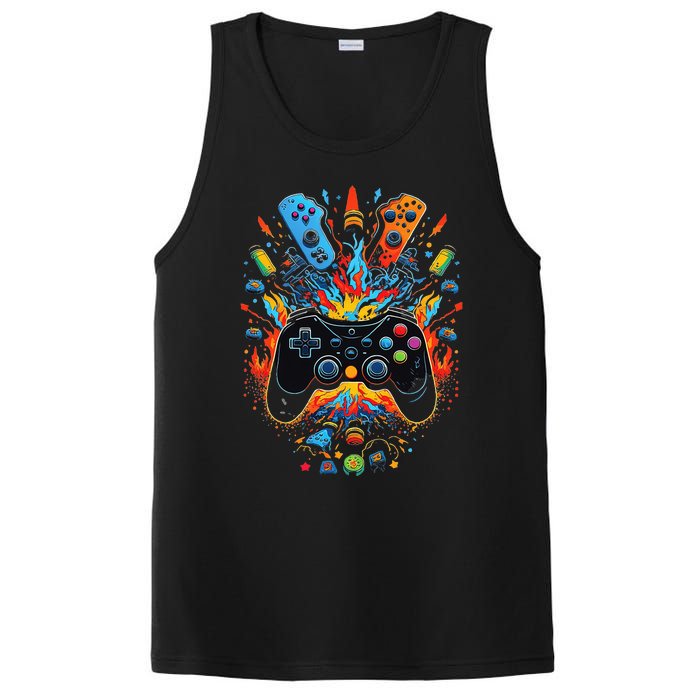 Ultimate Gaming Vibes Level Up Your Style PosiCharge Competitor Tank