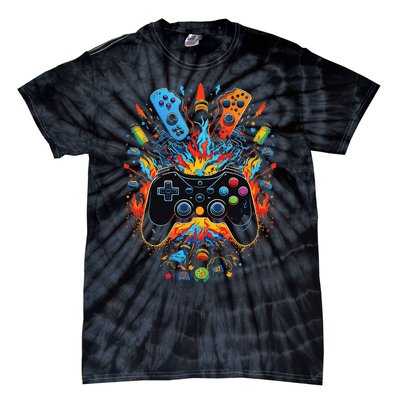 Ultimate Gaming Vibes Level Up Your Style Tie-Dye T-Shirt