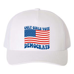 Ugly Girls Vote Democrats Usa Flag Yupoong Adult 5-Panel Trucker Hat