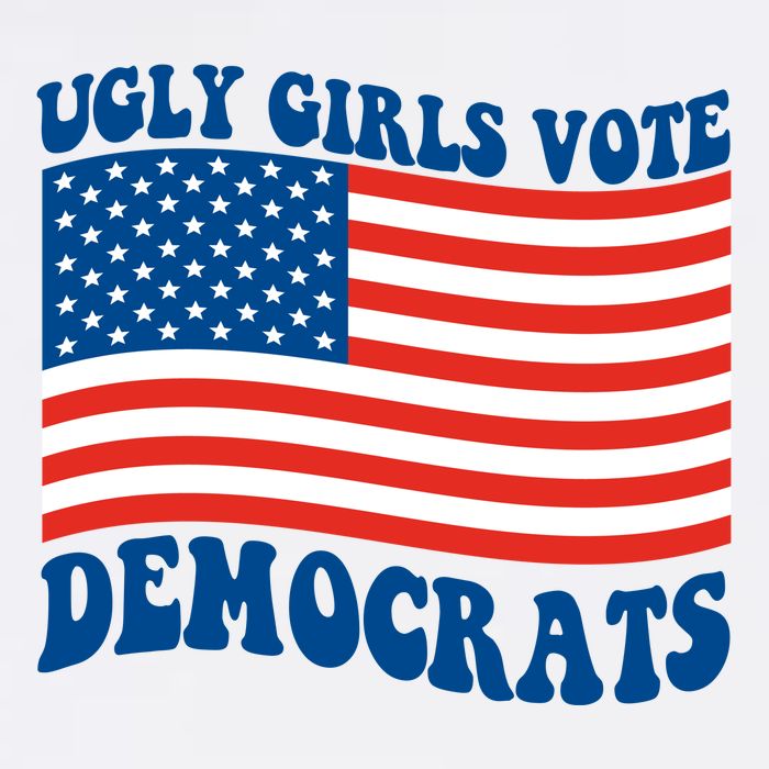 Ugly Girls Vote Democrats Usa Flag 11oz C Handle Ceramic Mug